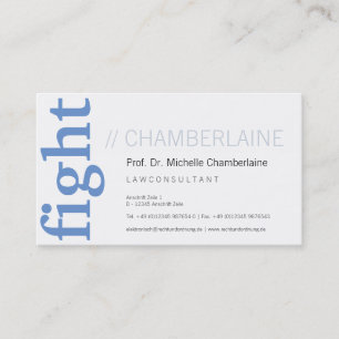 Für Rechtsanwälte Business Card