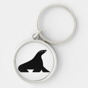 Fur seal key ring