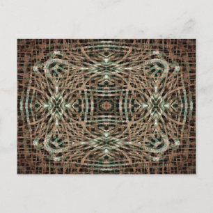 Fur Texture Abstract Pattern postcard