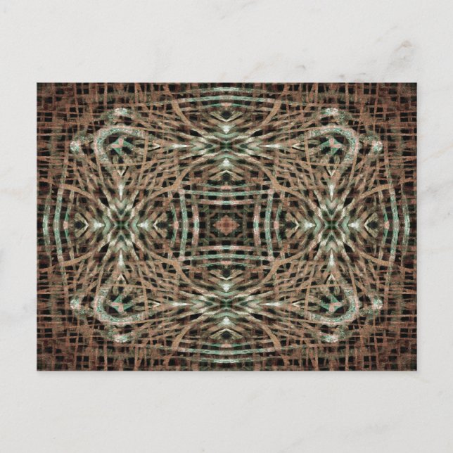 Fur Texture Abstract Pattern postcard (Front)