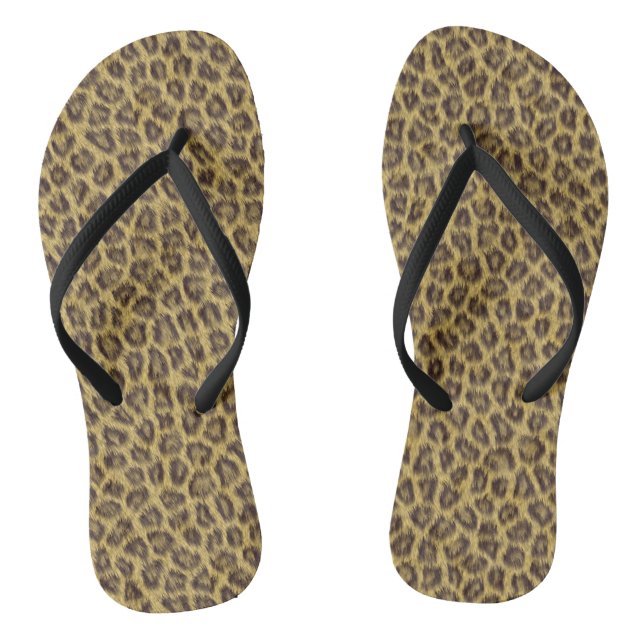 Fur texture thongs (Footbed)