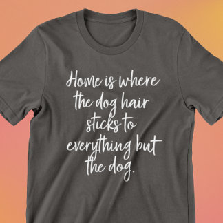 Fur-tunately Home Black T-Shirt