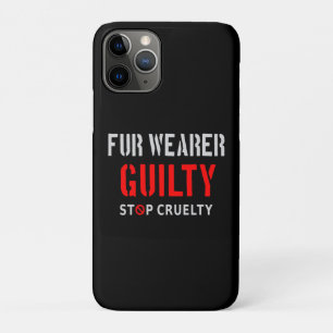 Fur wearer guilty iPhone 11 pro case