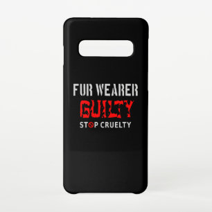 Fur wearer guilty samsung galaxy case