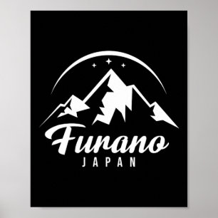 Furano Japan Ski Resort Skiing Snowboarding Poster