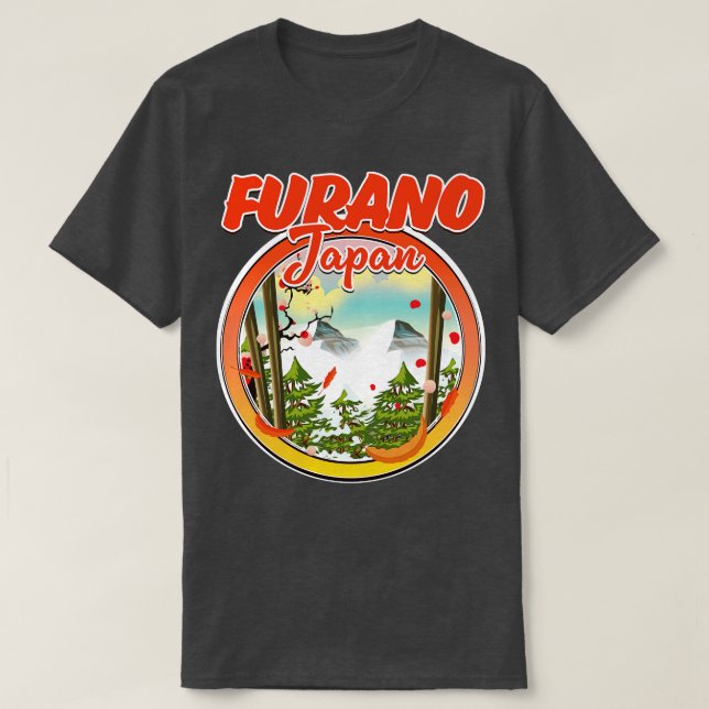 Furano Japan travel T-Shirt (Design Front)