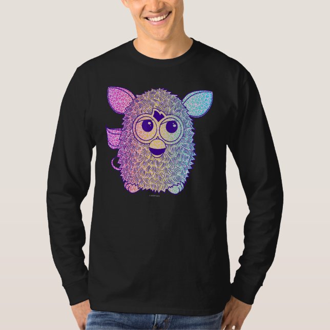 Furby Gradient Portrait T-Shirt (Front)