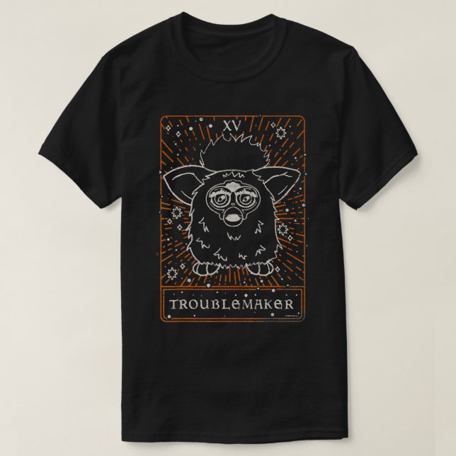 Furby Tarot Trouble Maker  T-Shirt (Design Front)