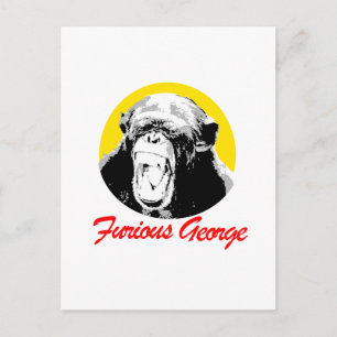 Furious George Postcard