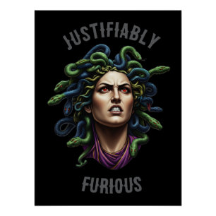 Furious Medusa Poster