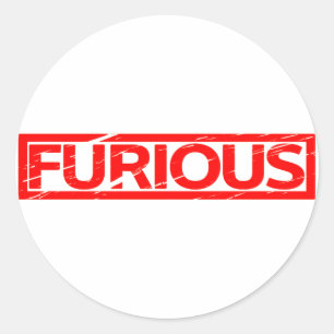 Furious Stamp Classic Round Sticker
