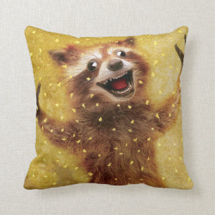 Furiously Happy to be snuggled with Cushion