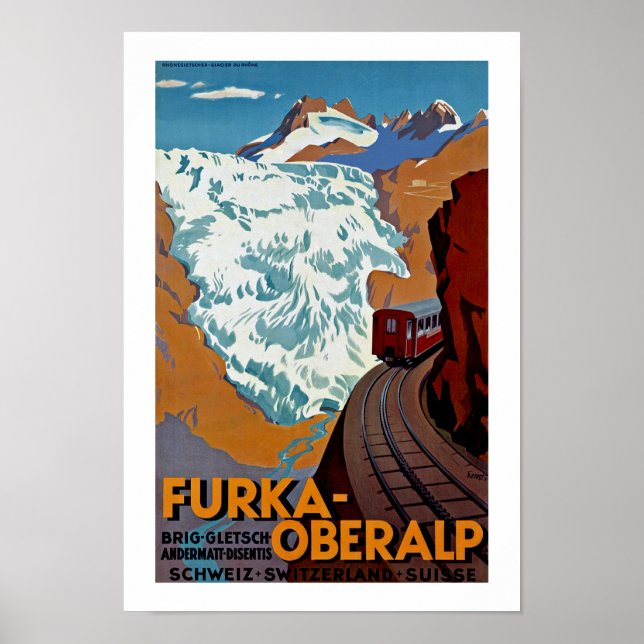 Furka-Oberalp Switzerland Poster (Front)