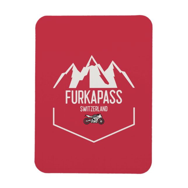 Furka Pass Switzerland Magnet (Vertical)