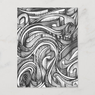 Furled Customisable Postcard