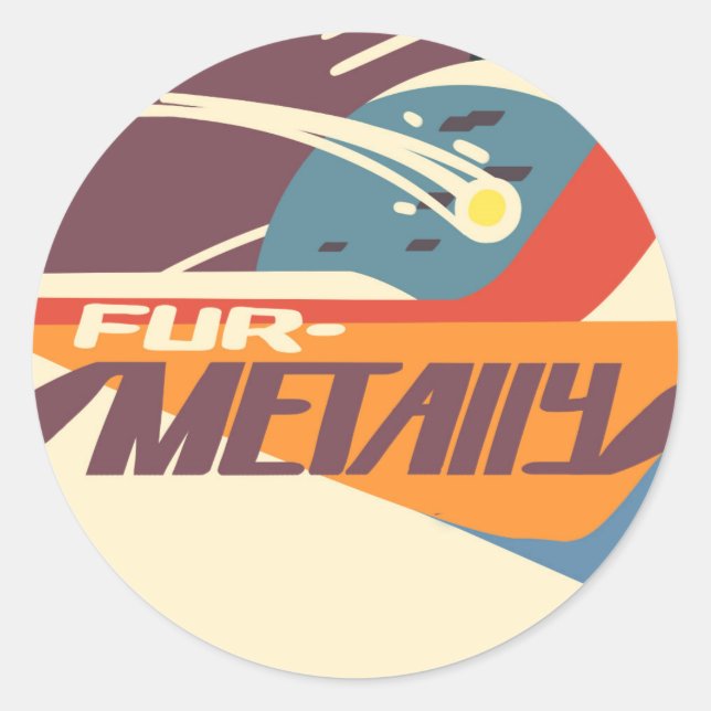 "Furmetally" sticker (Front)