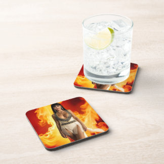 Furnace Goddess hard plastic coasters