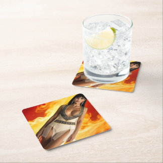 Furnace Goddess paper coaster