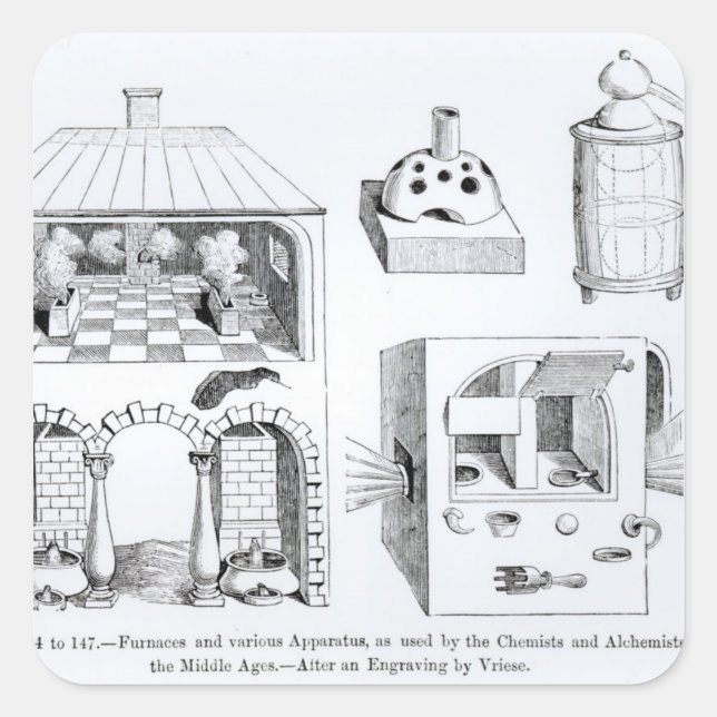 Furnaces and various Apparatus Square Sticker (Front)