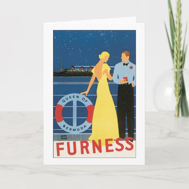 Furness Queen of Bermuda Card (Front)