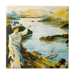 Furness Railway ~ Lady of the Lake Ceramic Tile