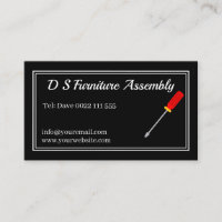 Furniture Assembly Screwdriver Black