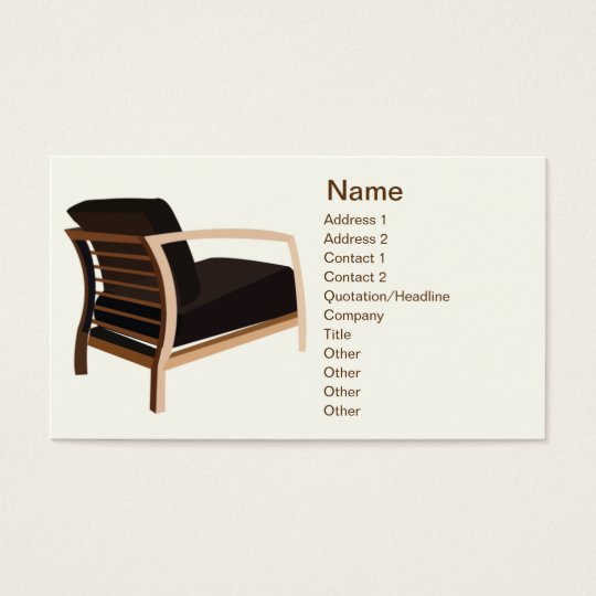 Furniture - Business Business Card