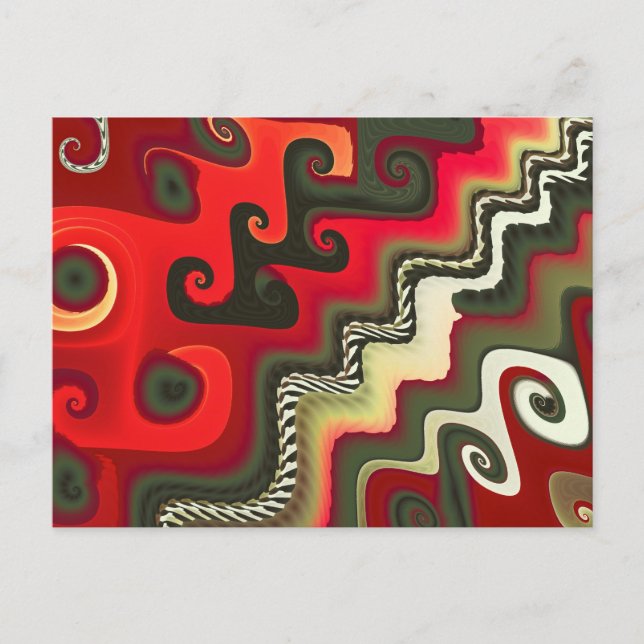 Furniture Fine Fractal Art Postcard (Front)