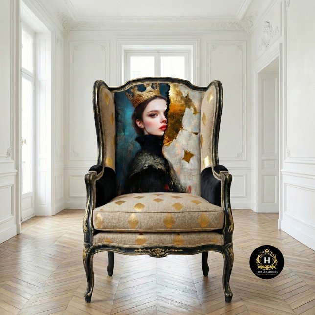 Furniture Regal Darkness Queen Decoupage Tissue Paper (Creator Uploaded)