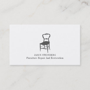 Furniture Repair And Restoration Business Card