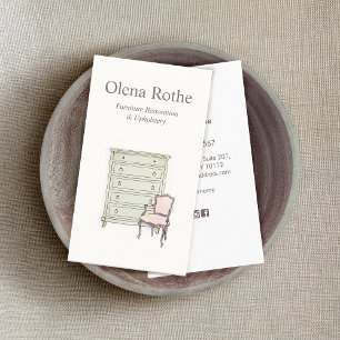 Furniture Repair, Refinishing, Restoration Business Card