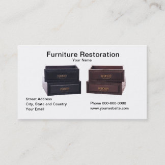 Furniture Restoration Business Card