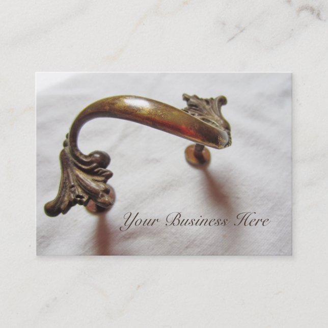 Furniture Restoration Up-cycle Repairing Restore Business Card (Front)