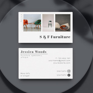 Furniture Upholsterer Upholstery Business Card