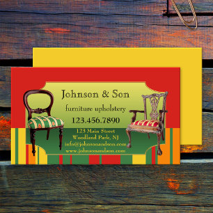 Furniture Upholstery Business Card