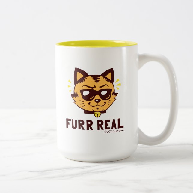 Furr Real Two-Tone Coffee Mug (Right)