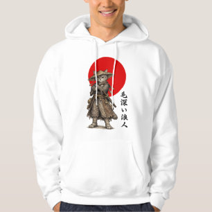 FURRONIN CAT RONIN WARRIOR HOODIE