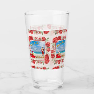 Furry and Bright Christmas Glass