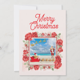 Furry and Bright Christmas Holiday Card