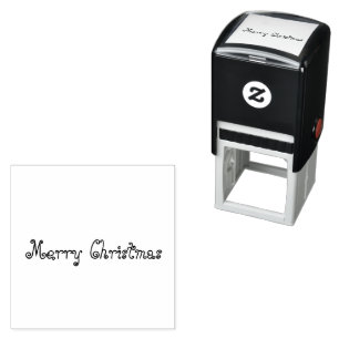 Furry and Bright Christmas Self-inking Stamp