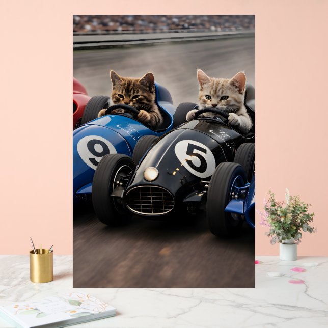 Furry art print bring a acrylic sign (Wedding)