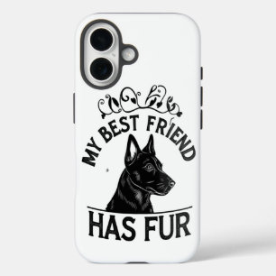 Furry Best Friend iPhone 16 Case