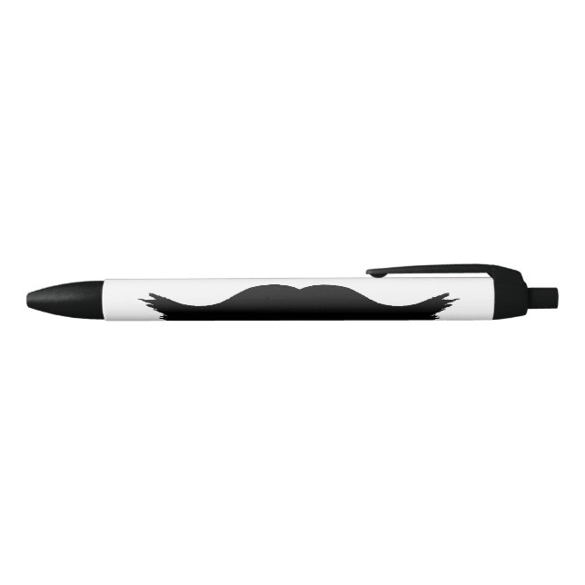Furry Black Moustache Ink Pen (Top)