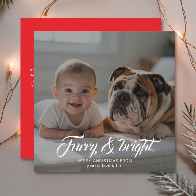 Furry & Bright Family Card with dog (Creator Uploaded)