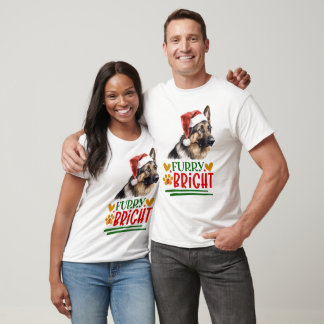 Furry & Bright German Shepherd T-Shirt
