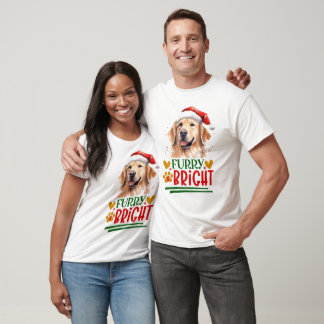 Furry & Bright Golden Retriever T-Shirt