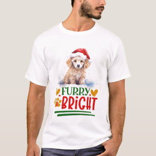 Furry & Bright Poodle T-Shirt