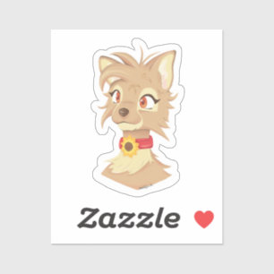 Furry Brown Cute Wolf