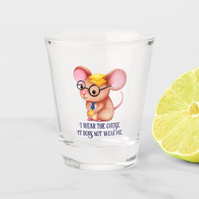 Furry Cheese Man Business Mouse Tie Glasses Nerdy (Front)