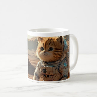 Furry Chubby Little Garfield Cub on Mars Mug